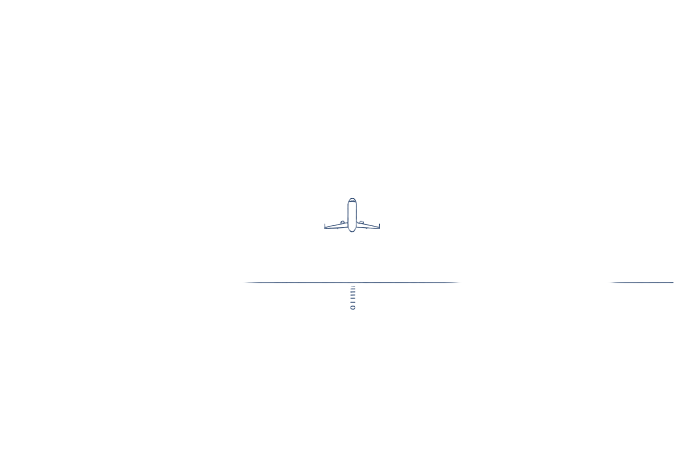 Travel line drawing
